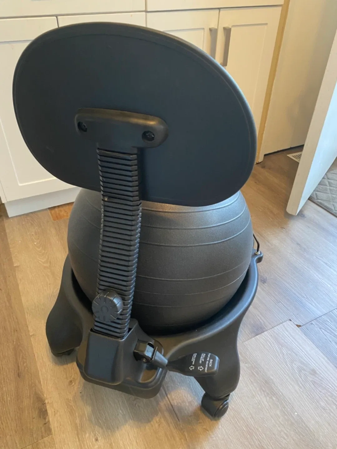 Gaiam Ultimate Balance Ball Chair - Black image indicator(4)