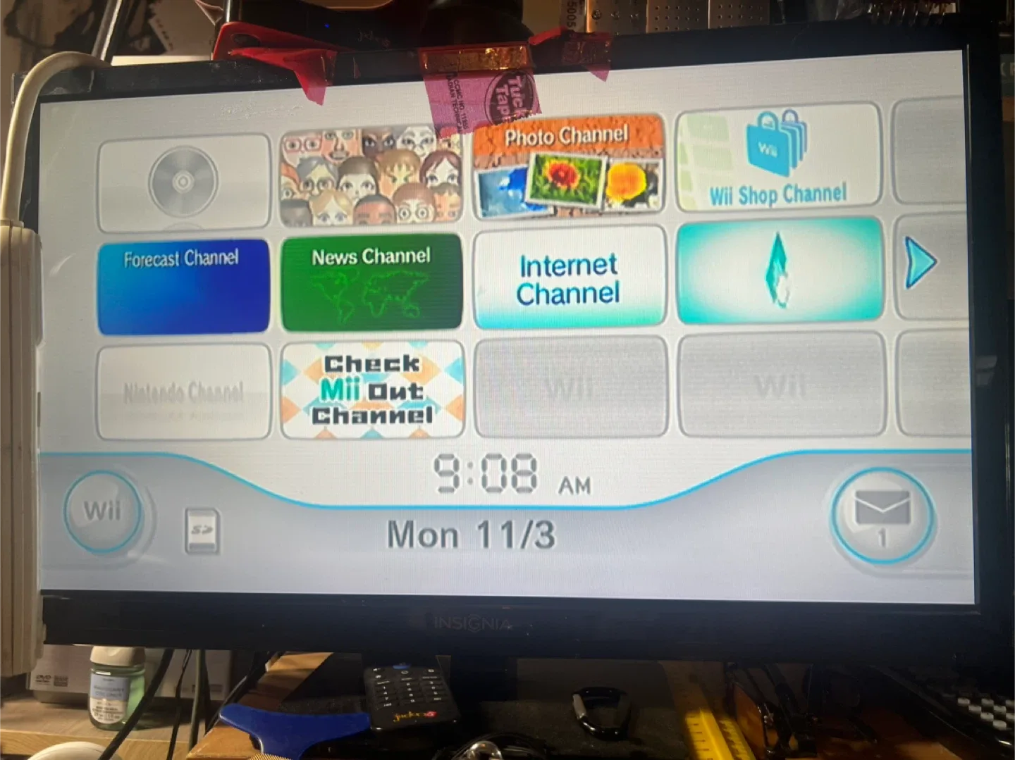 For sale will system and power adapter and tv cable image indicator(3)