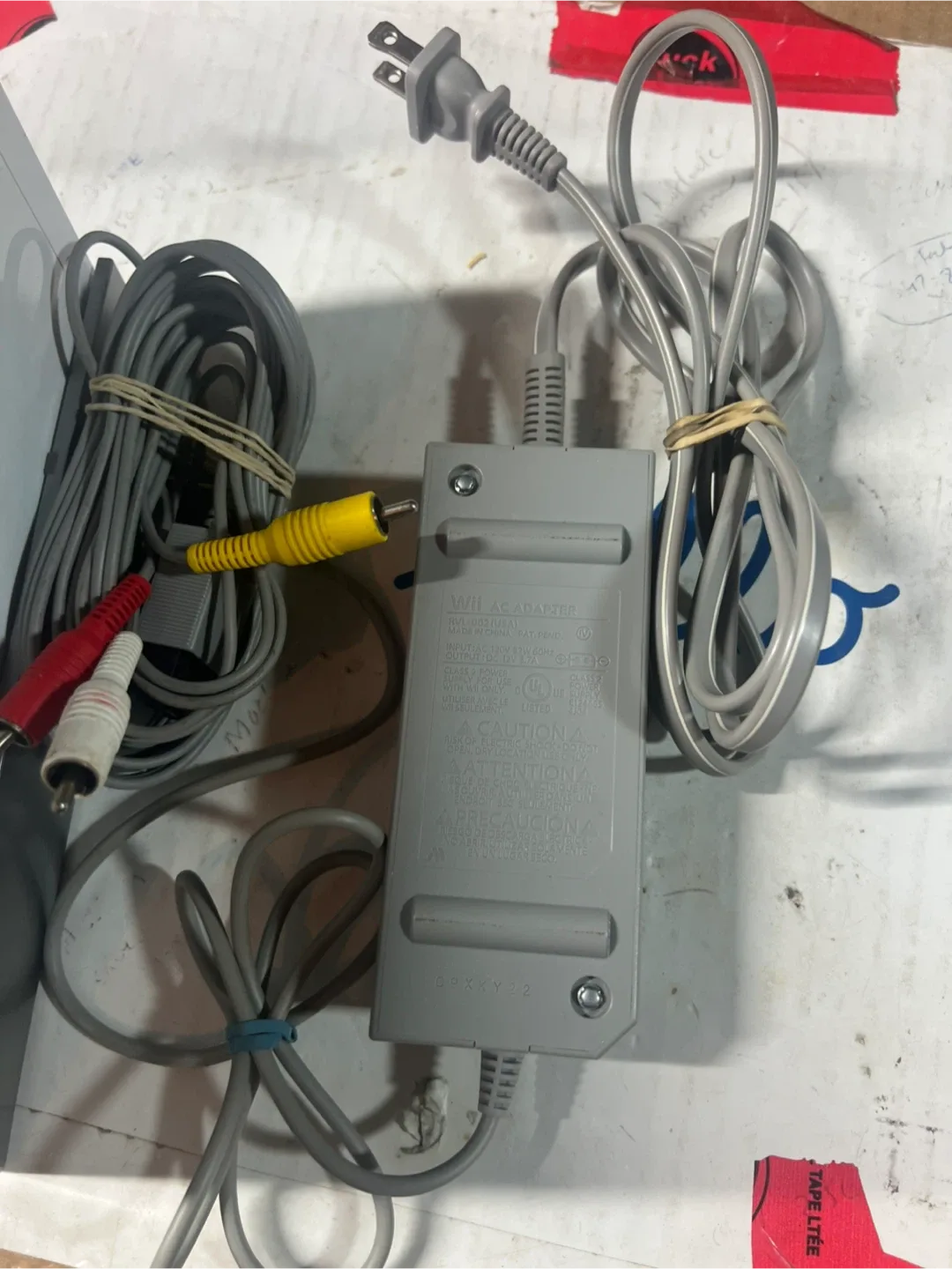 For sale will system and power adapter and tv cable image indicator(4)