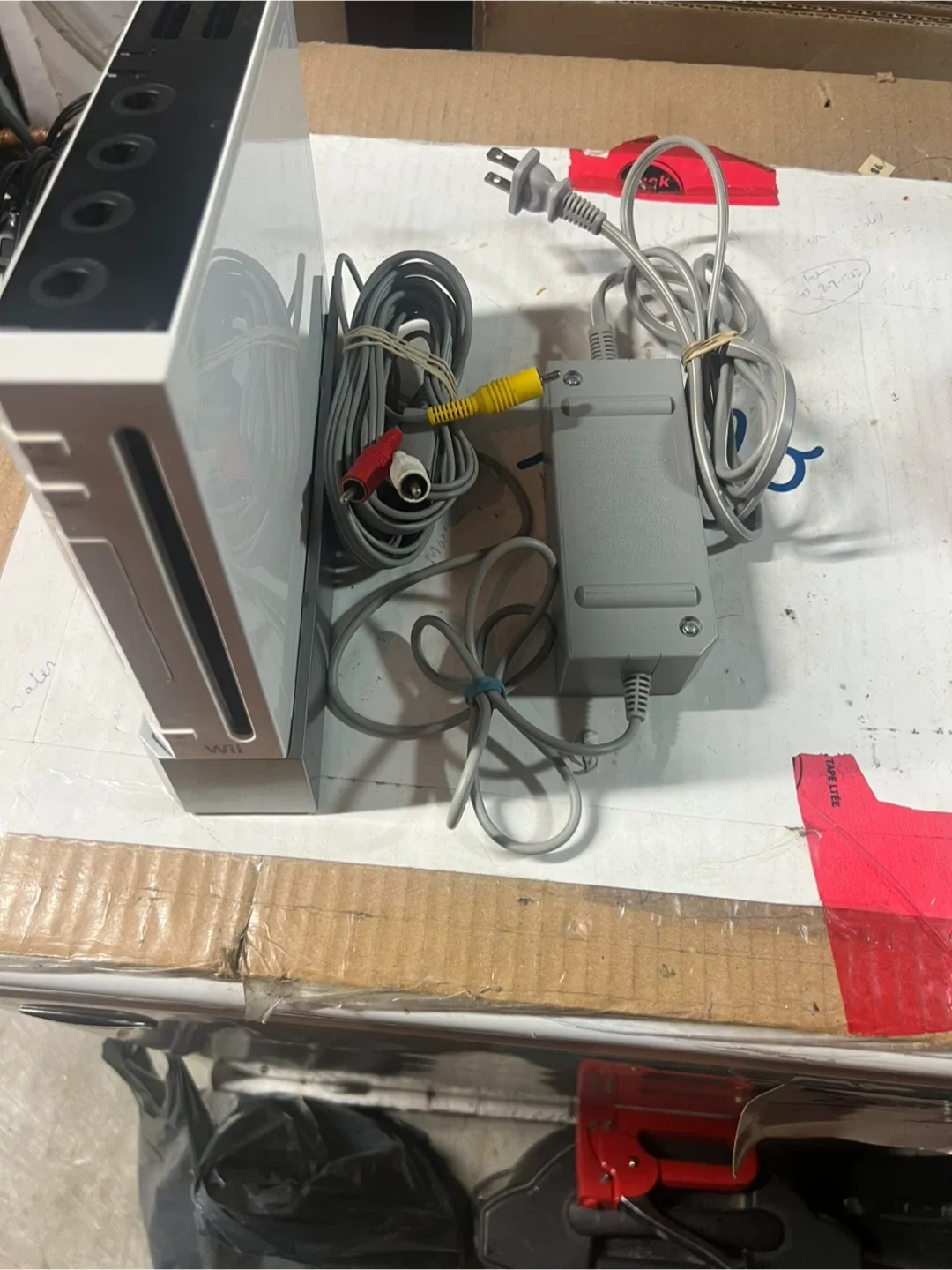 For sale will system and power adapter and tv cable image indicator(2)