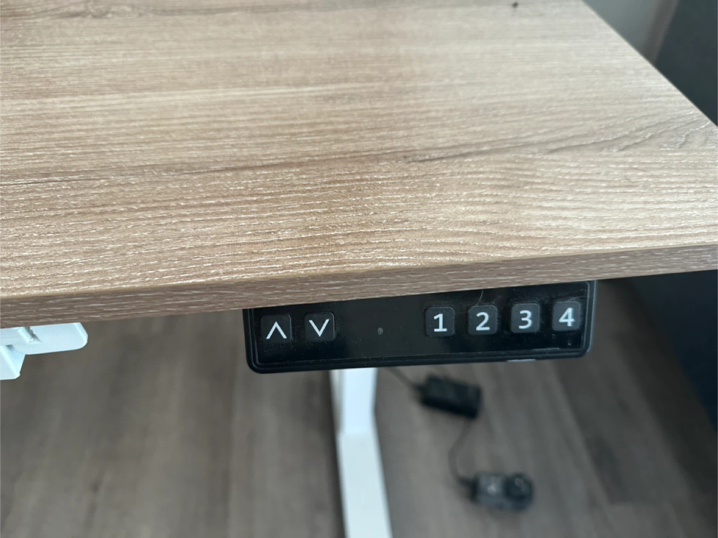 Adjustable Standing Desk - Oak Finish - photo 3