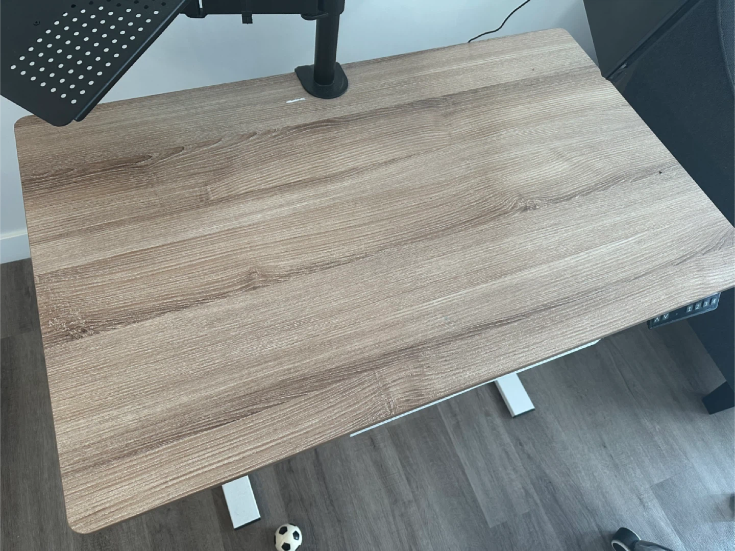 Adjustable Standing Desk - Oak Finish - photo 2
