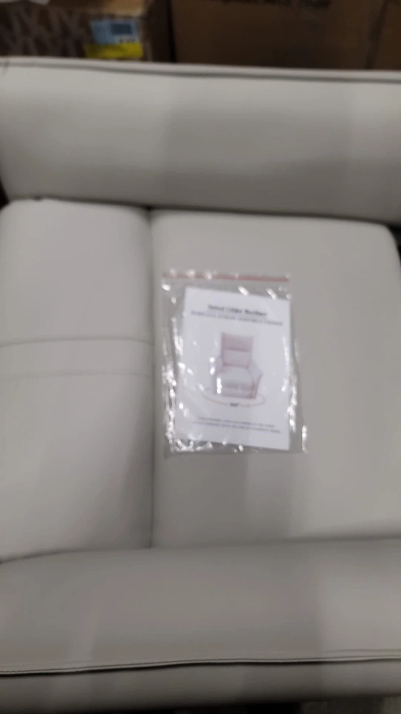Swivel Glider Recliner - White - photo 3