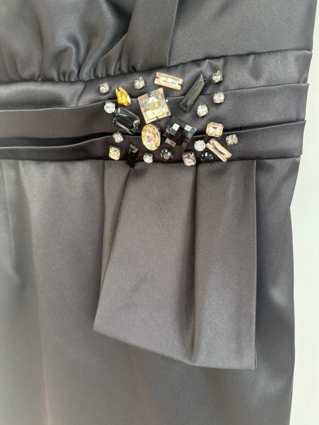 Black Cocktail Dress - One Shoulder - photo 2