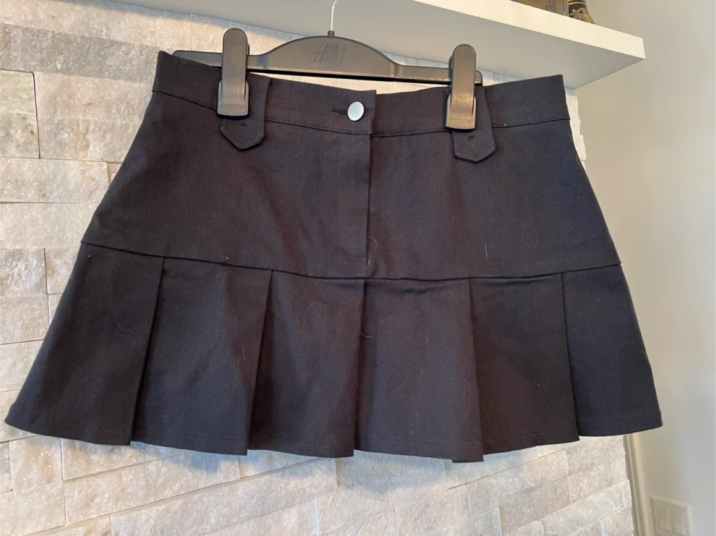 Oak + Fort Black Mini Skirt - Size M image indicator(4)