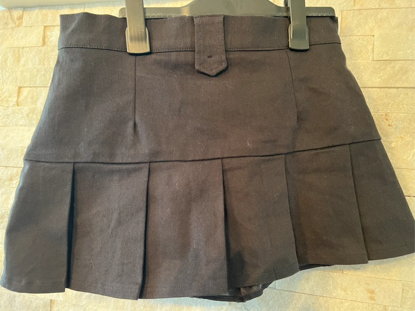 Oak + Fort Black Mini Skirt - Size M image indicator(6)