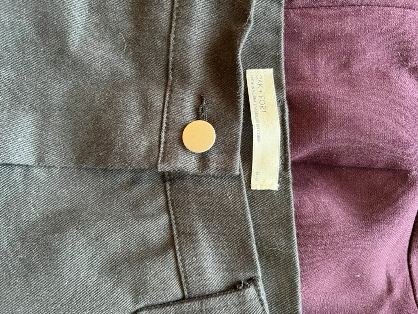 Oak + Fort Black Mini Skirt - Size M image indicator(5)