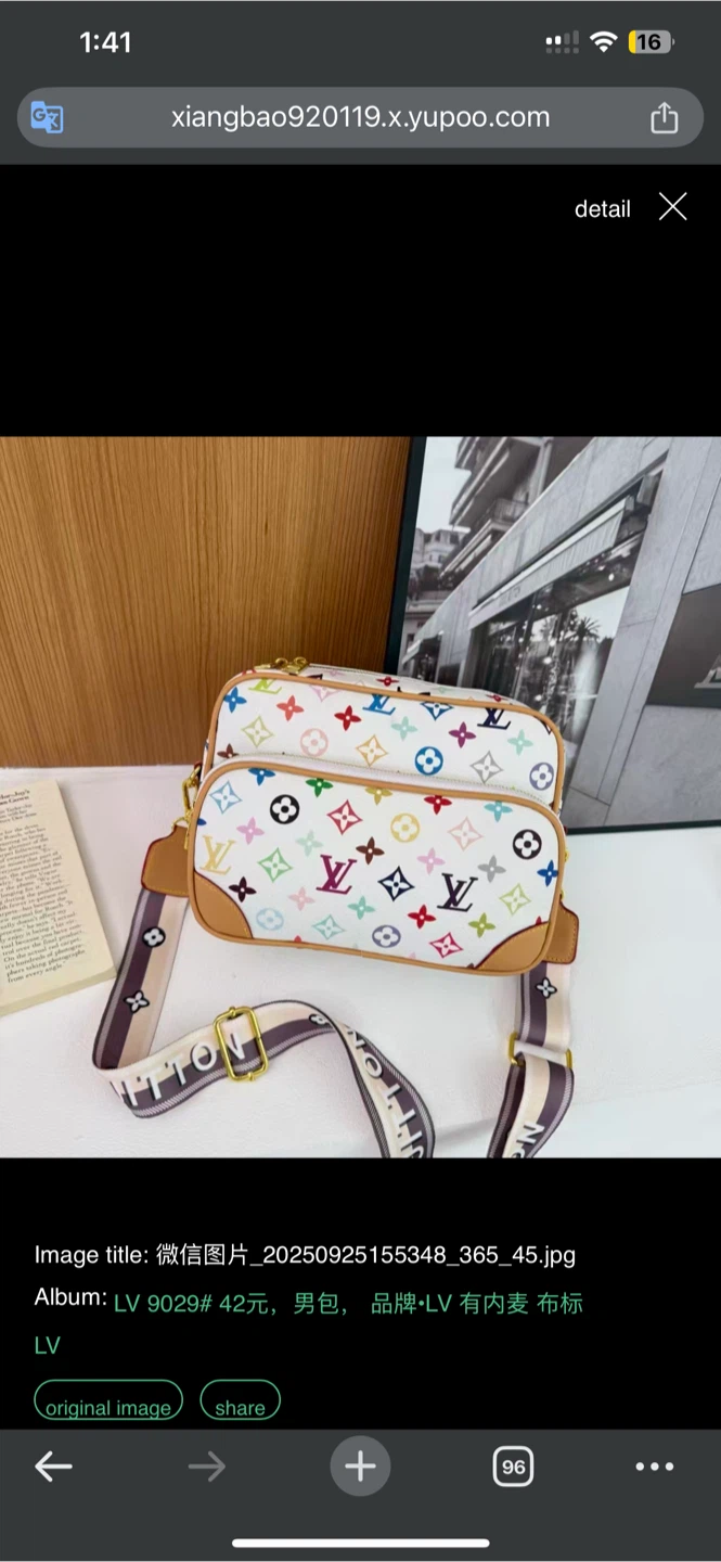 Louis Vuitton Multicolor Monogram Camera Bag - photo 3