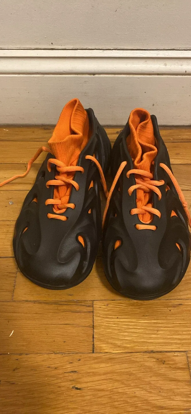 Adidas AdiFOM Q Black/Orange Size 8