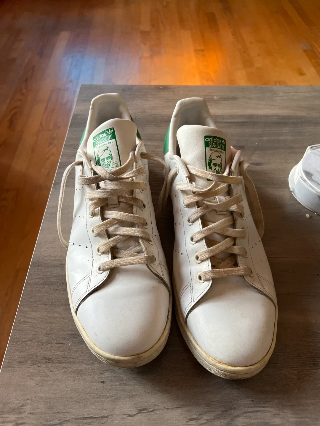 Adidas Stan Smith White/Green Sneakers Size 12