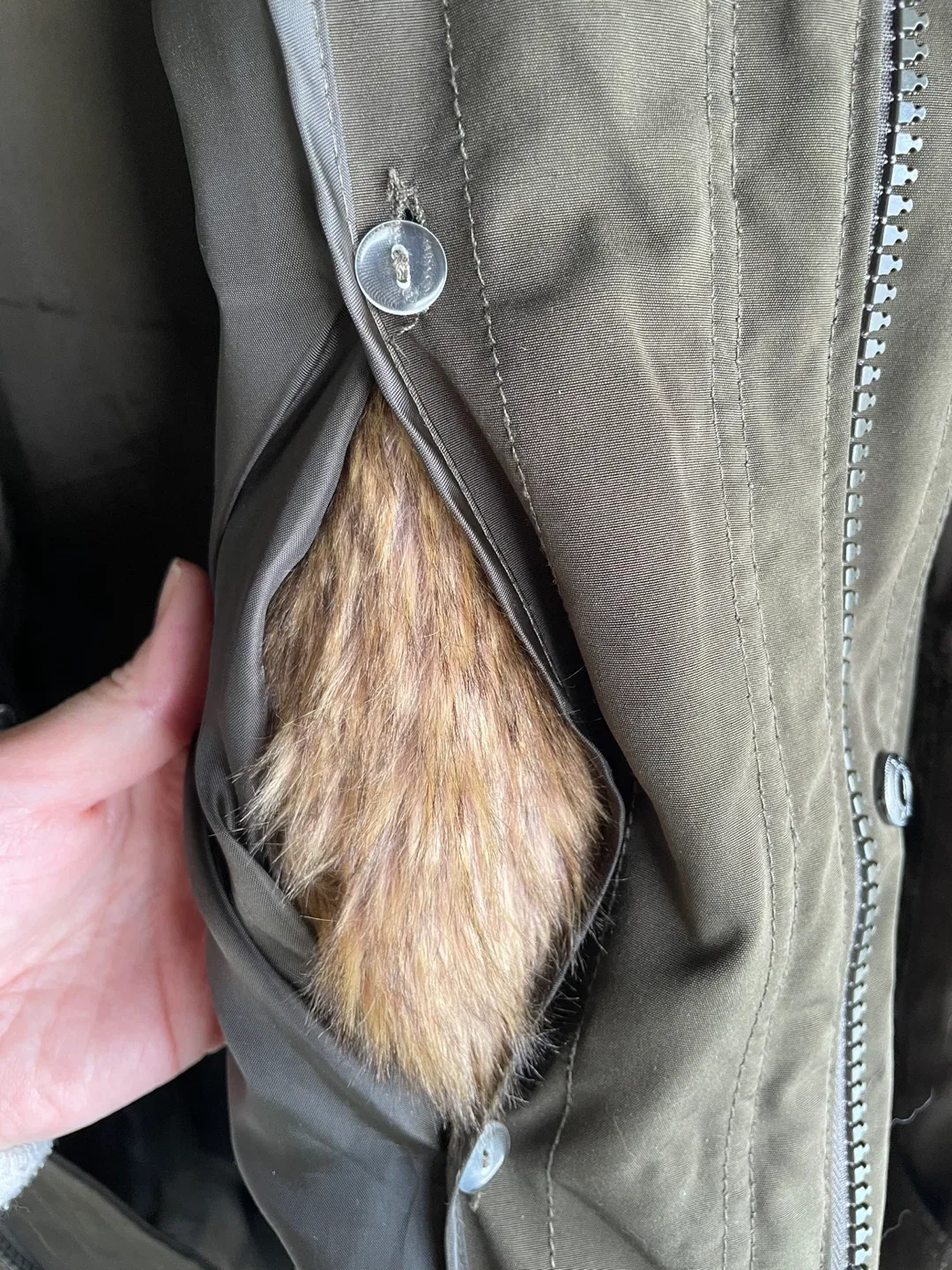 Olive Green Winter Parka image indicator(3)