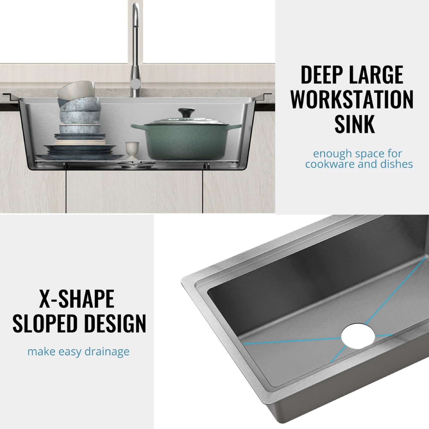 Workstation Kitchen Sink with Accessories - NEW - photo 3