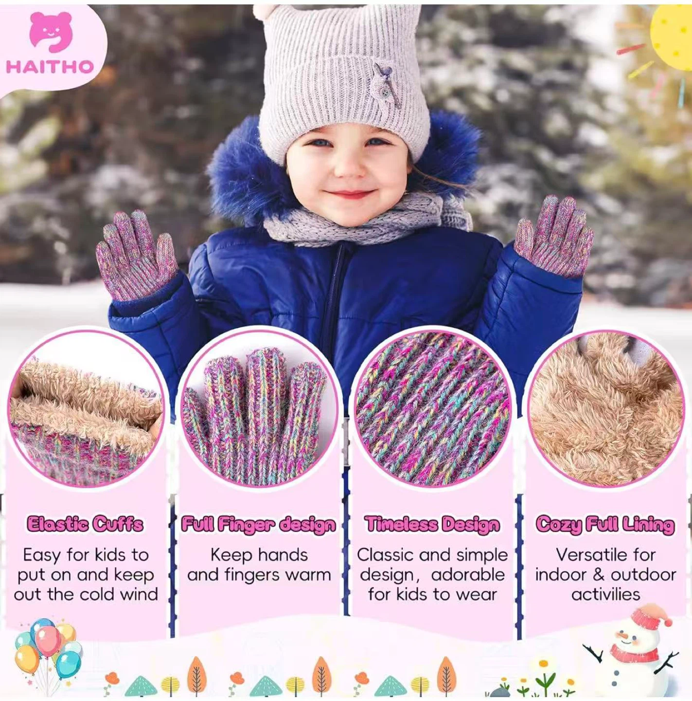 Kids Winter Gloves - Warm & Cozy! - photo 3
