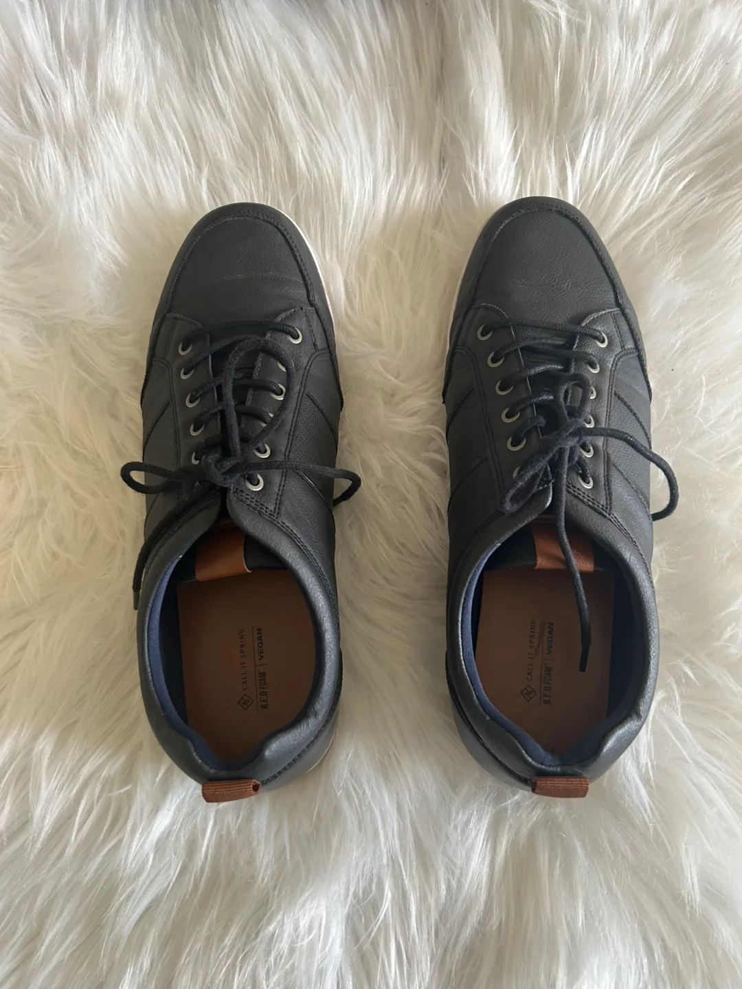 Vegan Leather Men’s Shoes – Size 11  $25 (OBO)