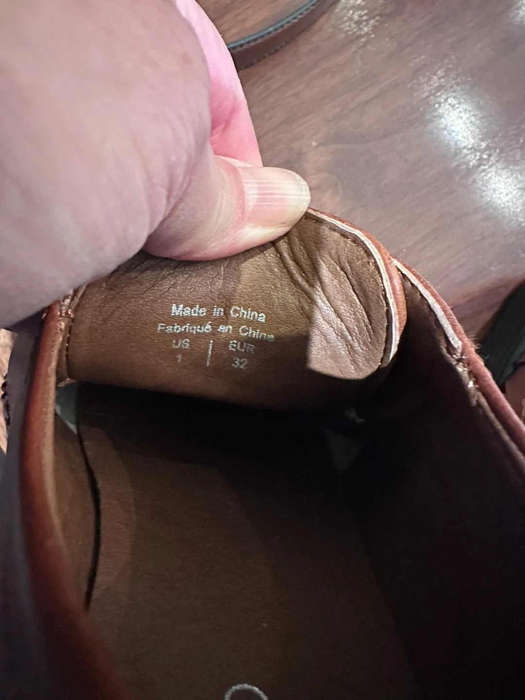 Kids' Studio Brown Dress Shoes & Belt - Size 1 image indicator(3)