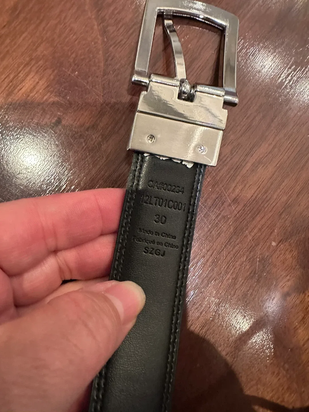 Kids' Studio Brown Dress Shoes & Belt - Size 1 image indicator(2)