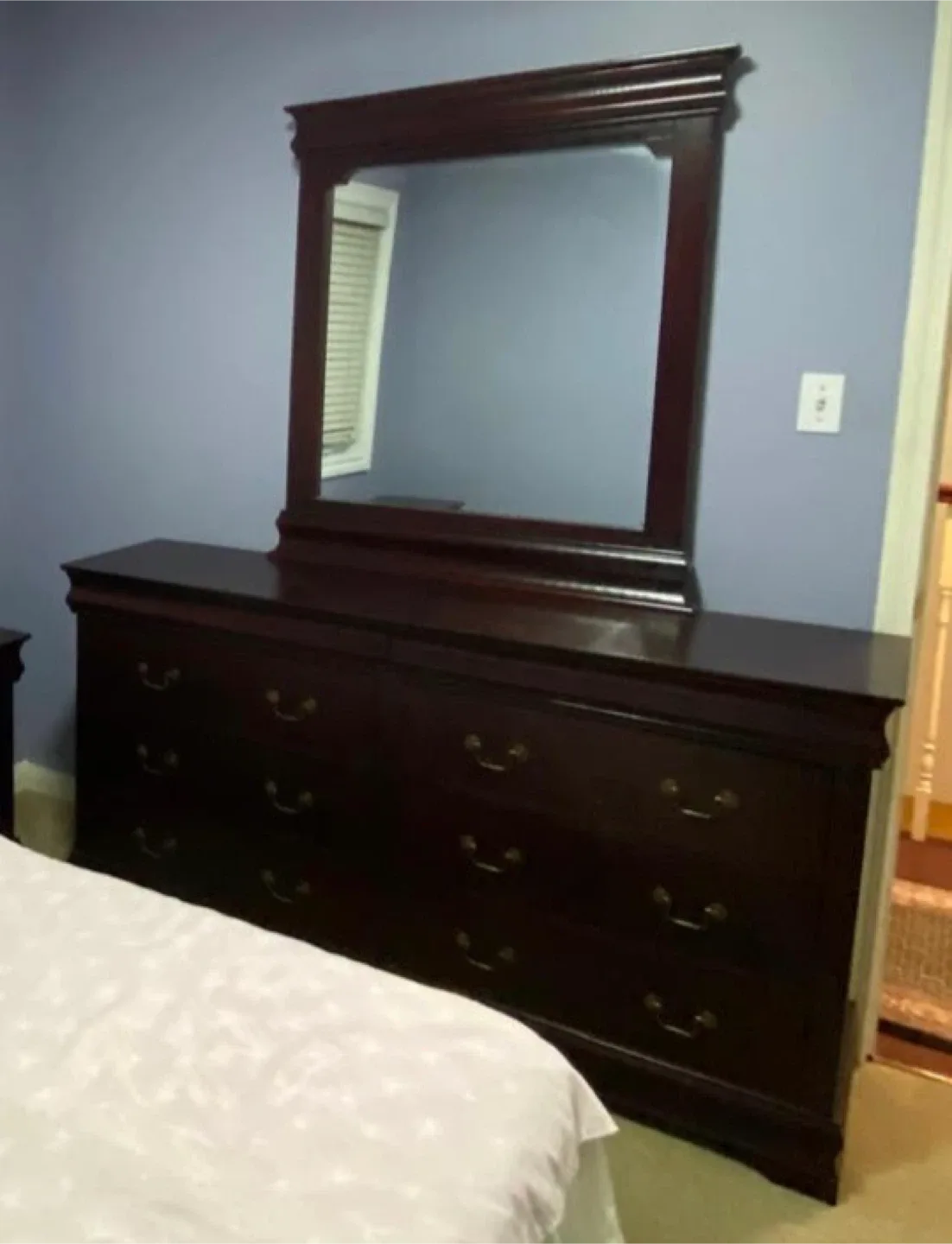 Moving sale Dresser, Chest drawer  2 side tables image indicator(2)