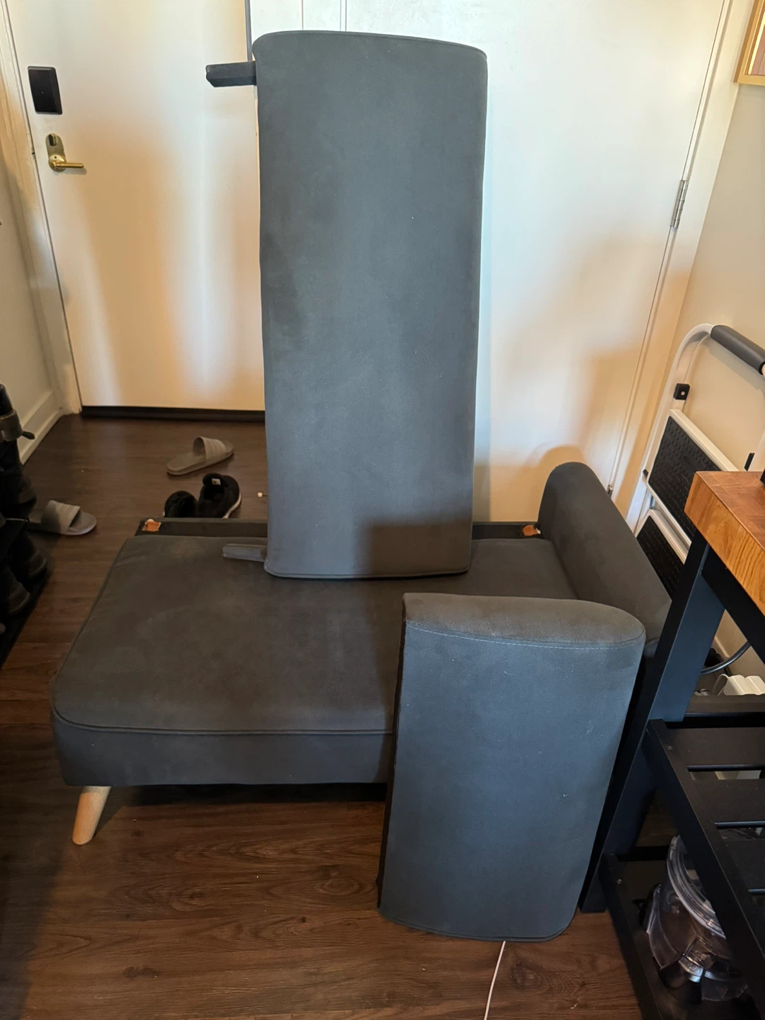 Free small loveseat sofa - Gray 47”
