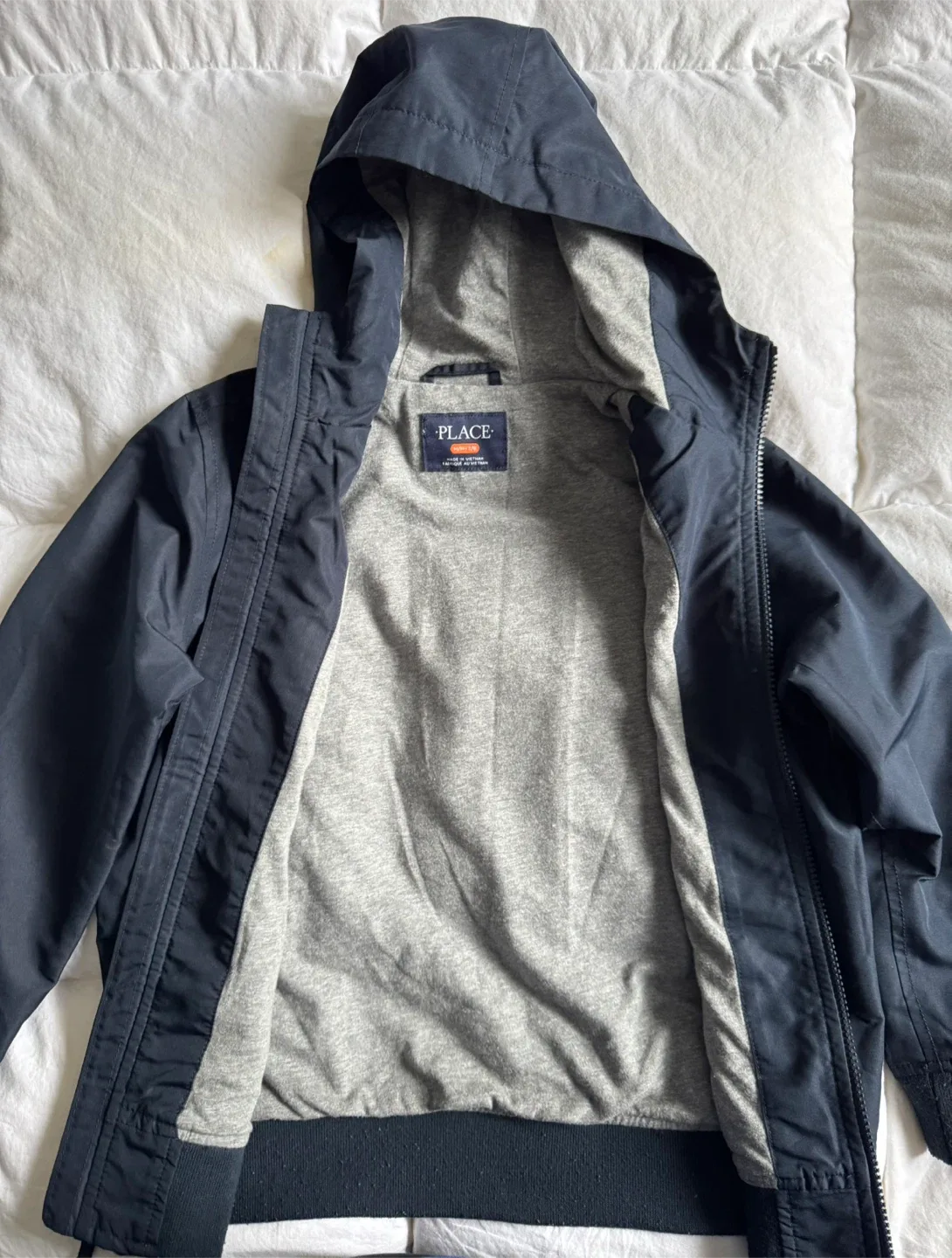 The Children's Place Navy Blue Jacket size 7/8 image indicator(2)