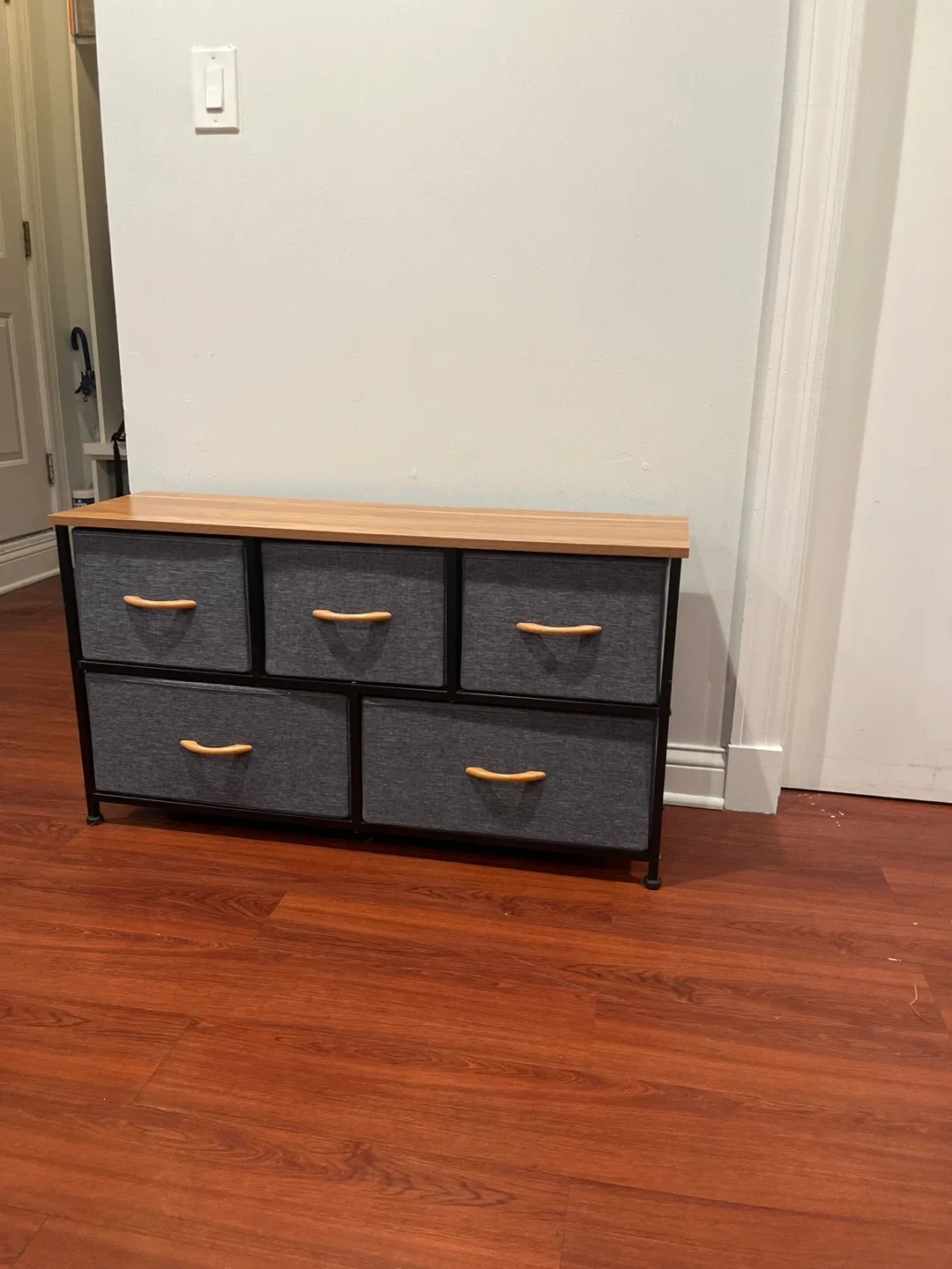 YITAHOME 5-Drawer Fabric Storage Tower Dresser