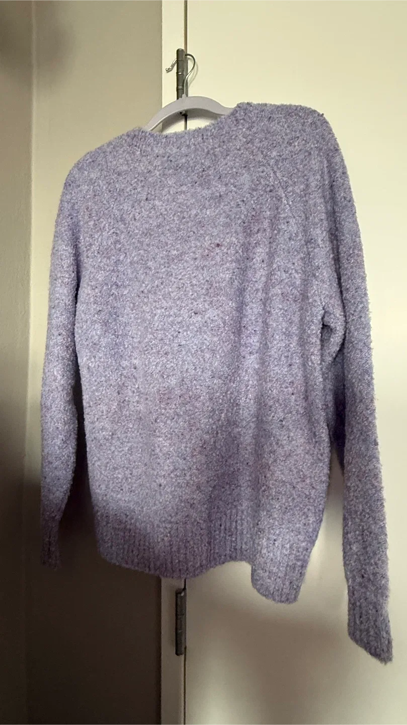 LOFT Lavender Sweater - Size L image indicator(2)