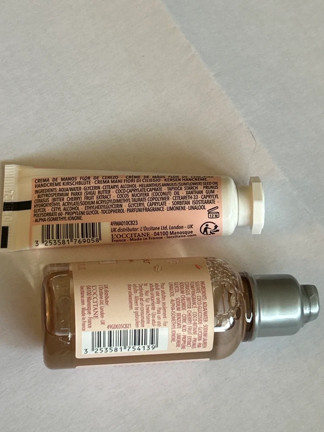 L'Occitane Cherry Blossom Hand Cream & Shower Gel image indicator(3)