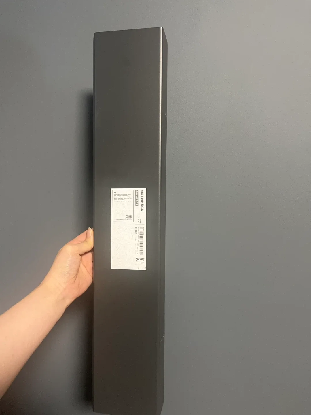 Display shelf, dark gray, 60 cm (23 5/8 ") image indicator(2)