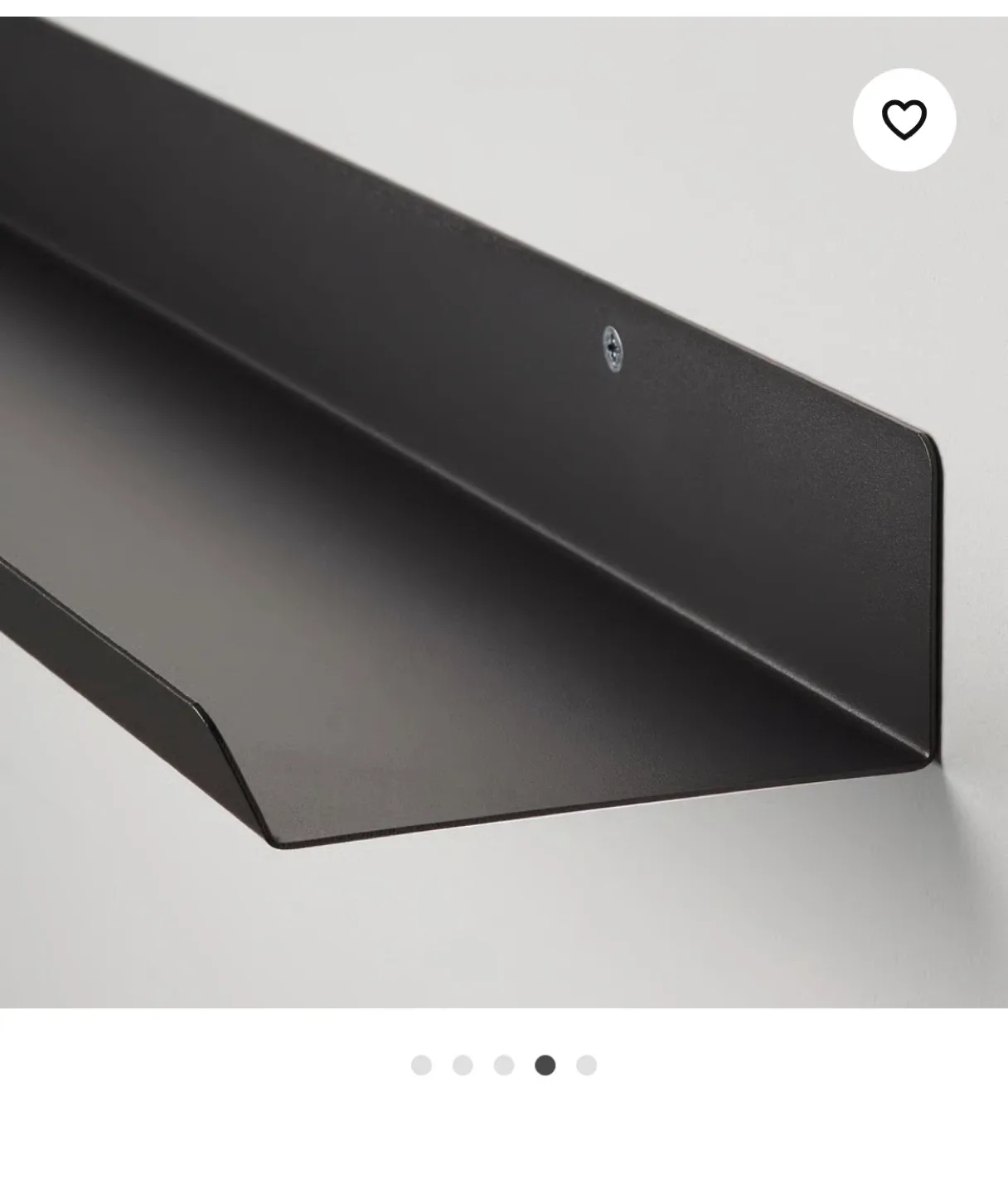 Display shelf, dark gray, 60 cm (23 5/8 ") image indicator(3)