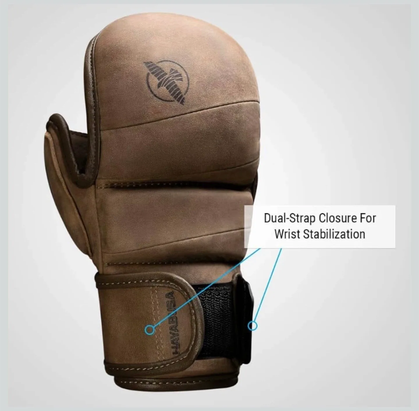 New Hayabusa T3 LX Leather 7oz MMA Sparring Training Gloves image indicator(4)