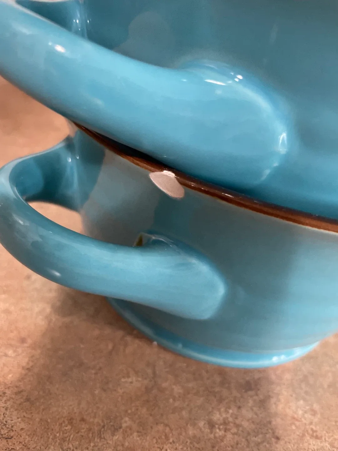 Set of 4 Blue Soup Bowls image indicator(3)