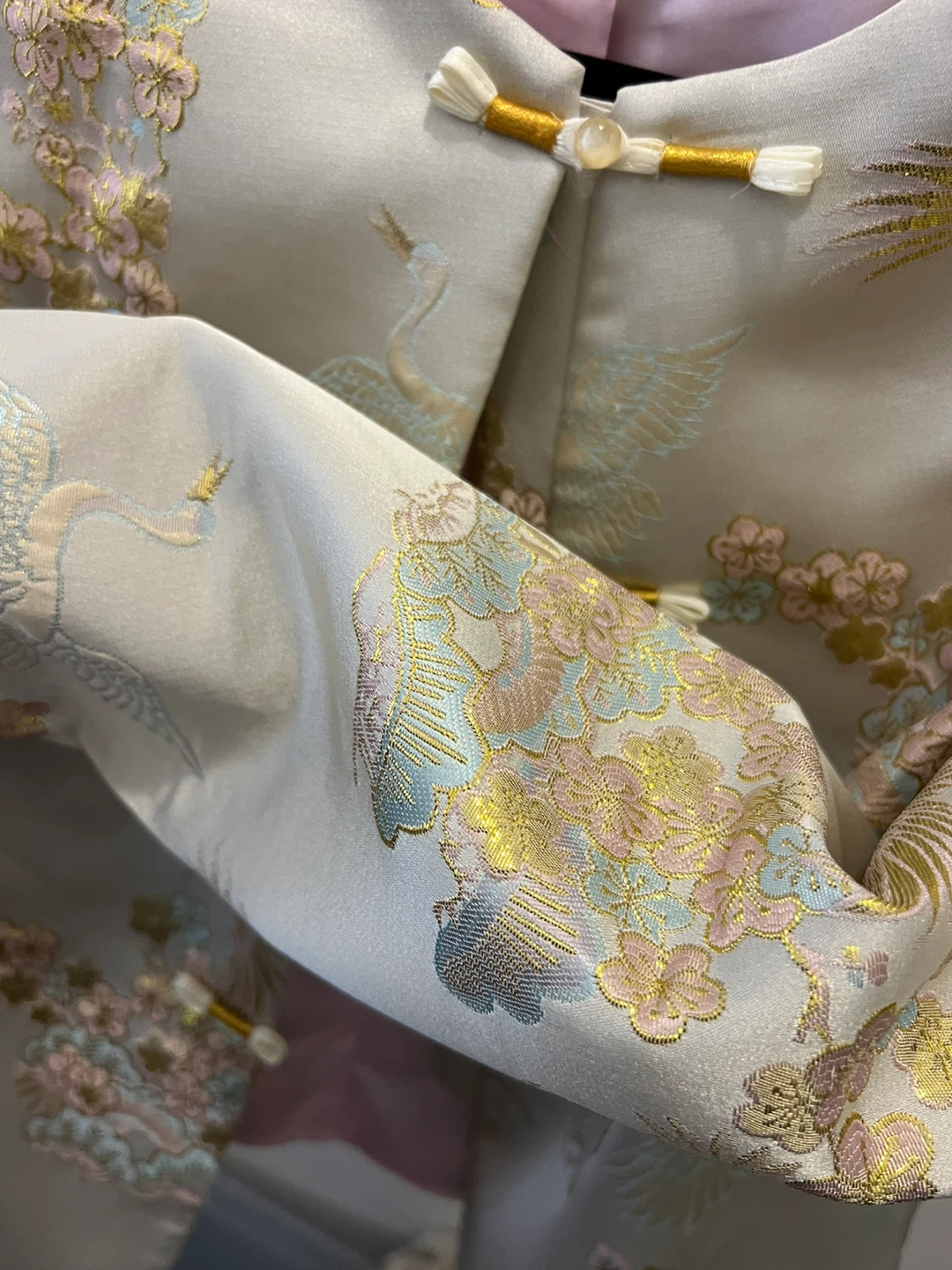 Floral Embroidered Asian Style Jacket - photo 5