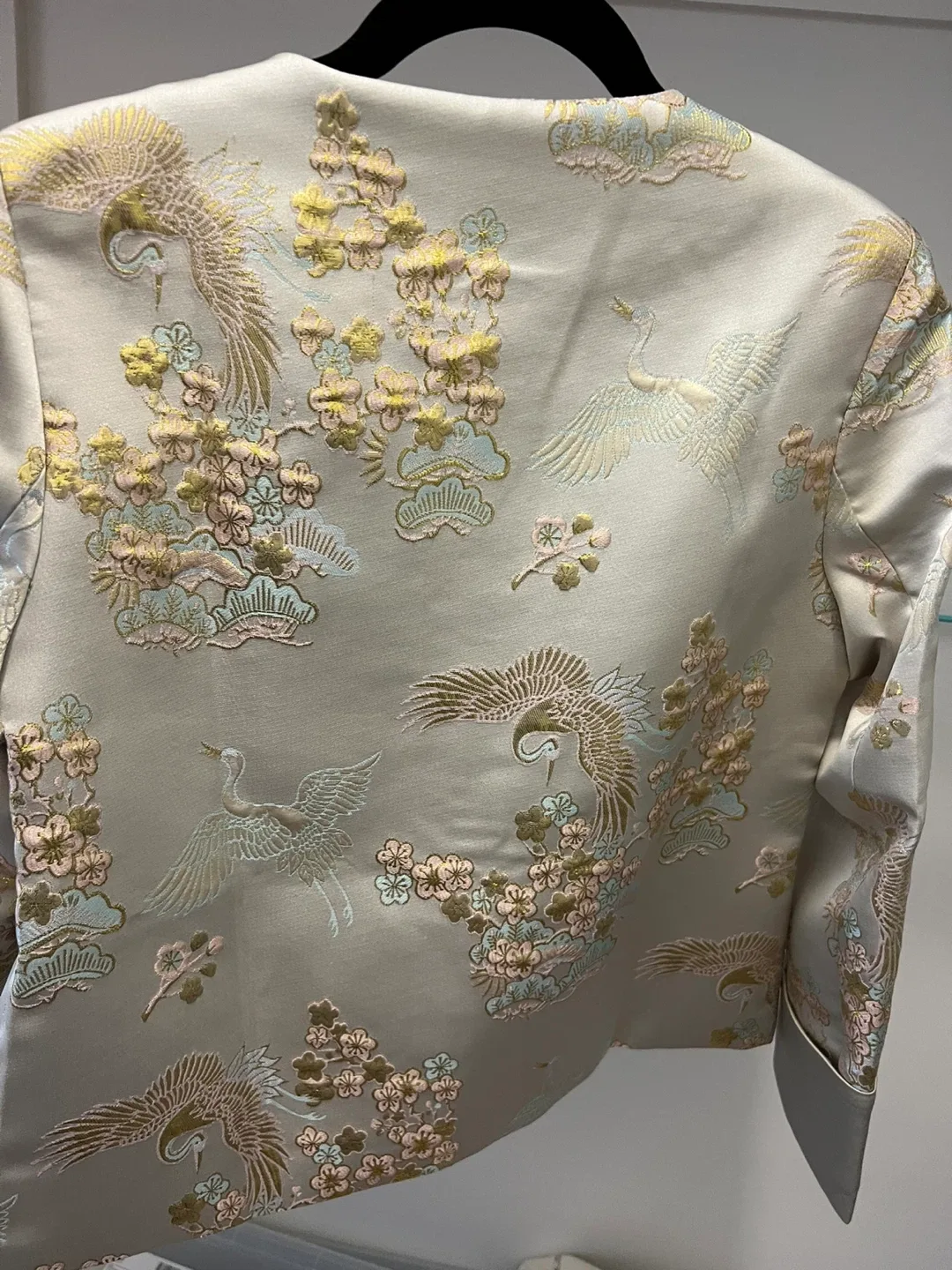 Floral Embroidered Asian Style Jacket image indicator(6)