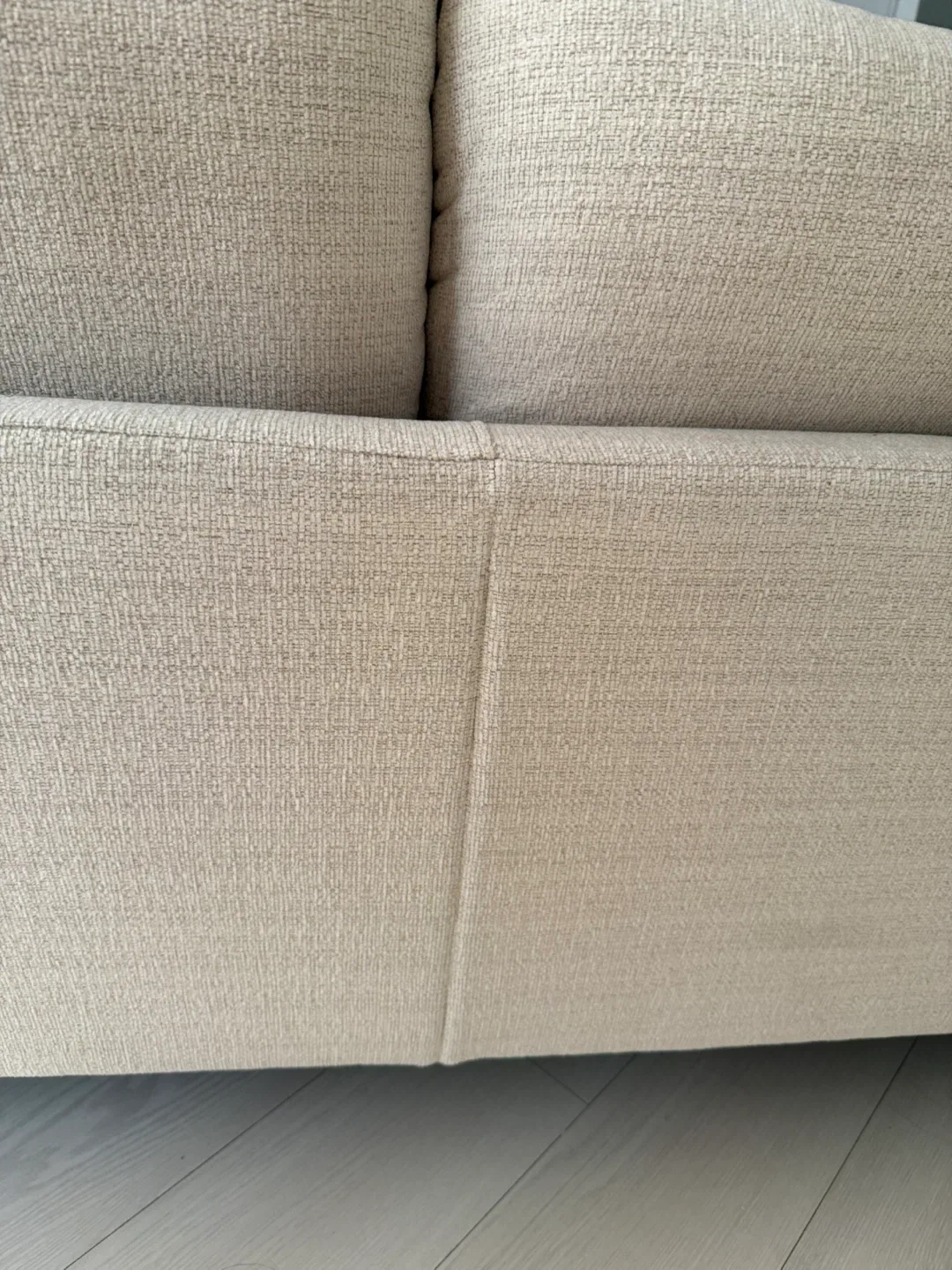 “LIKE NEW” Modern Beige Sofa – Chic Minimalist Design image indicator(5)