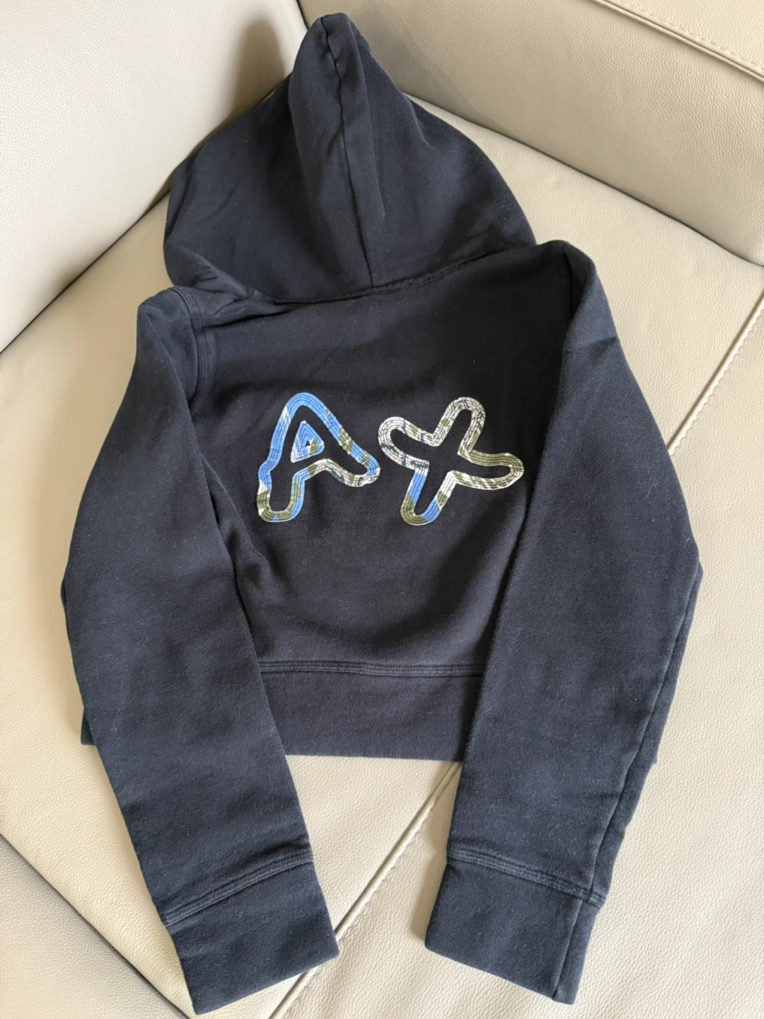 Armani Exchange Black Hoodie