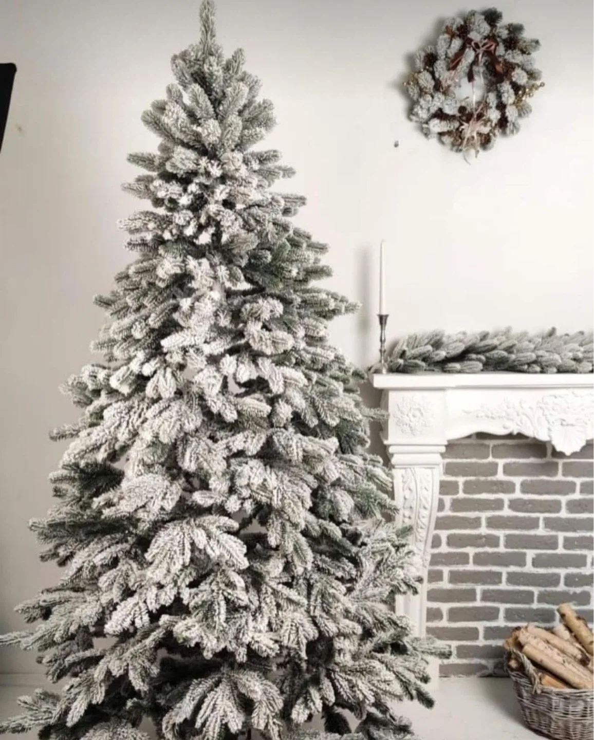 Flocked Christmas tree, top quality, brand new image indicator(5)