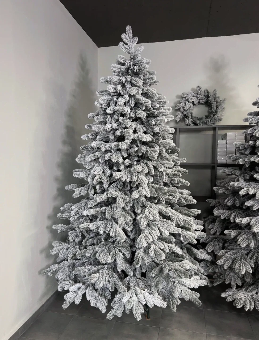 Flocked Christmas tree, top quality, brand new image indicator(9)