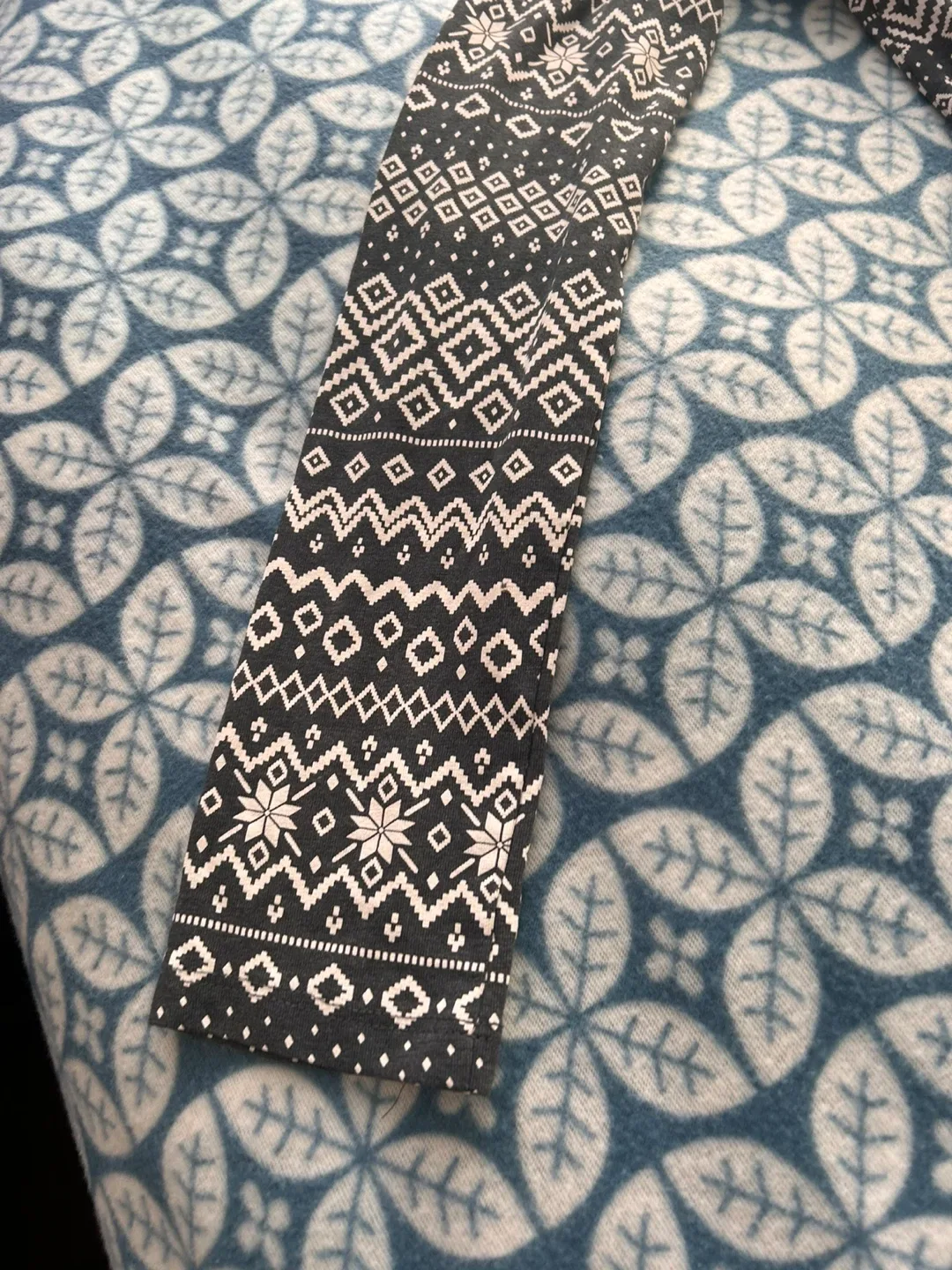 H&M XS Gray Patterned Onesie image indicator(6)