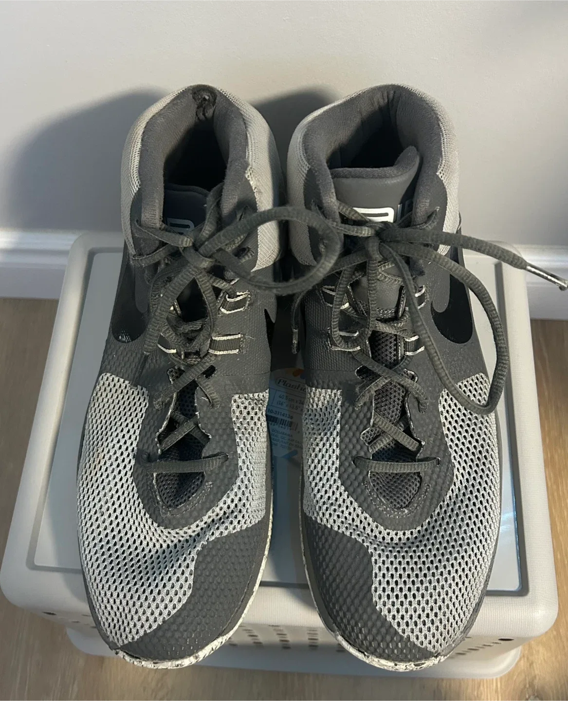 Nike High-Top Athletic Shoes - Grey image indicator(2)