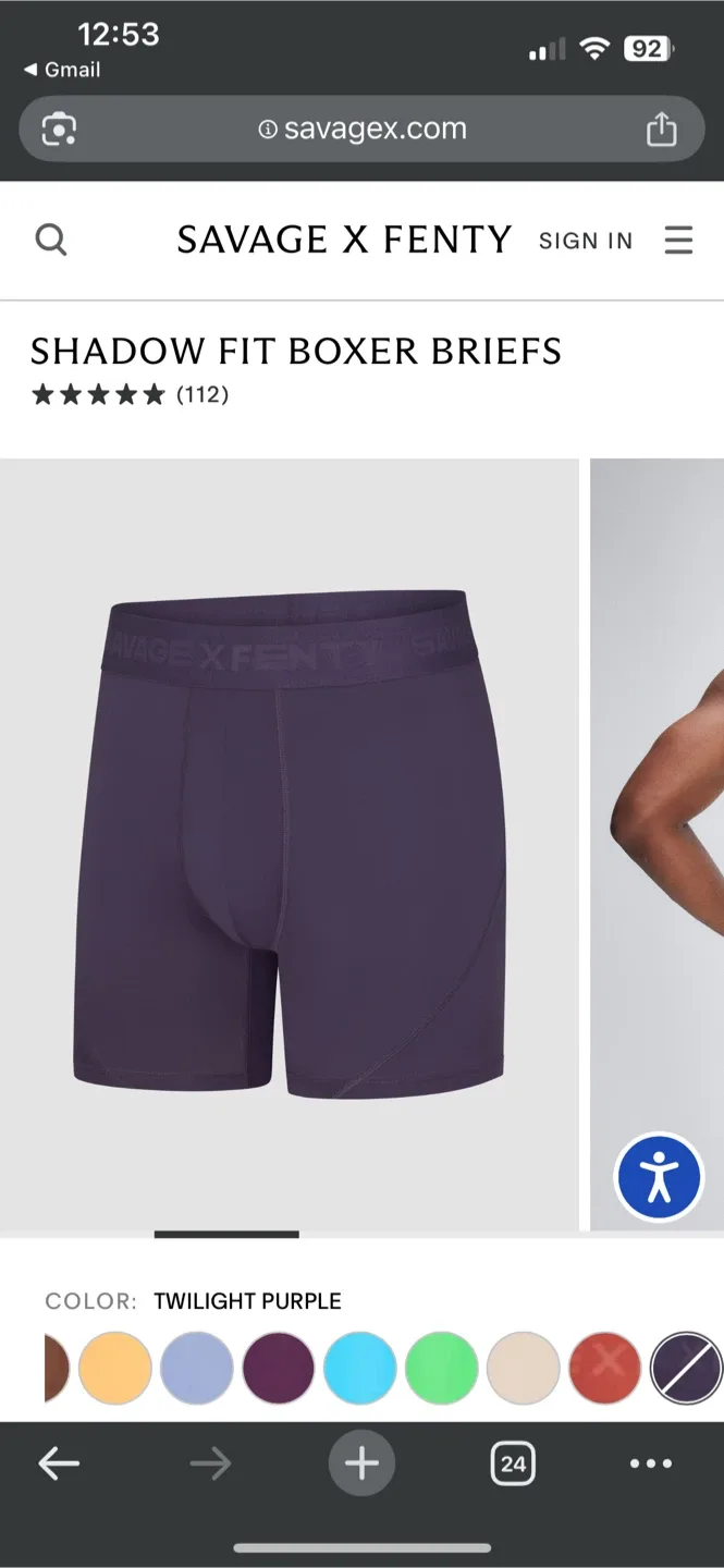 Savage X Fenty Shadow Fit Boxer Briefs image indicator(2)