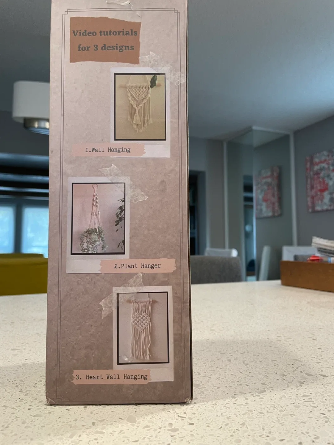 "Harriet" Macrame Wall Hanging Kit - DIY image indicator(2)