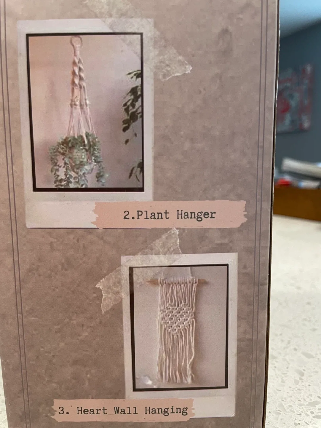 "Harriet" Macrame Wall Hanging Kit - DIY image indicator(4)
