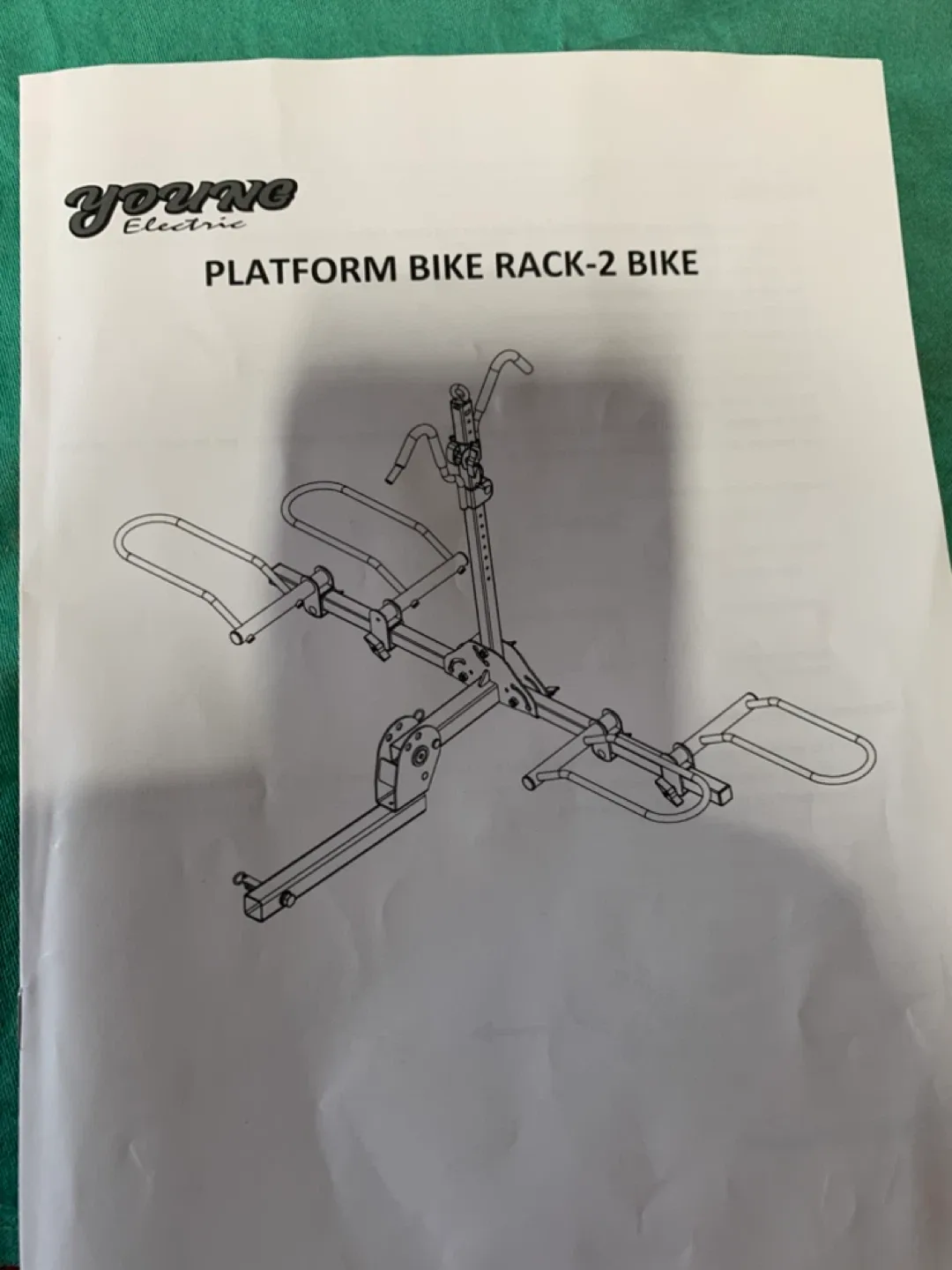 Young Electric Platform Bike Rack - 2 Bike image indicator(5)