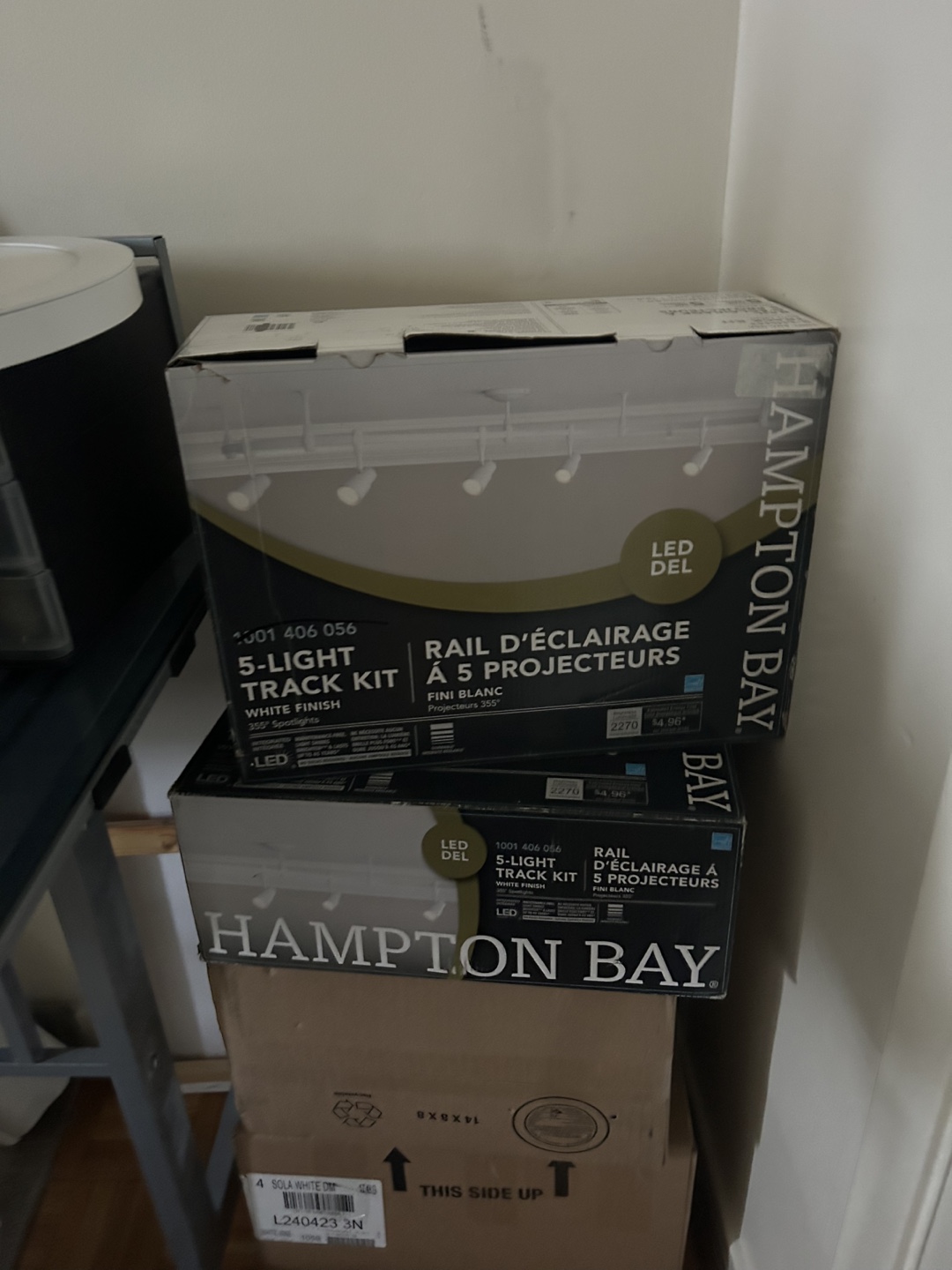 Hampton Bay 5-Light Track Kit, White Finish