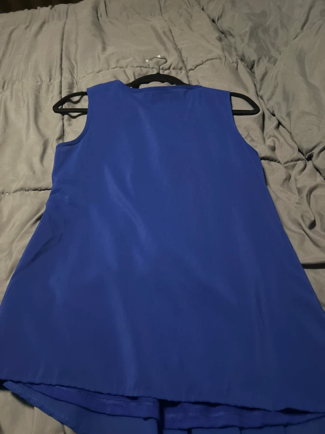 Suzy Shier Blue Sleeveless Top - Size S/P image indicator(3)