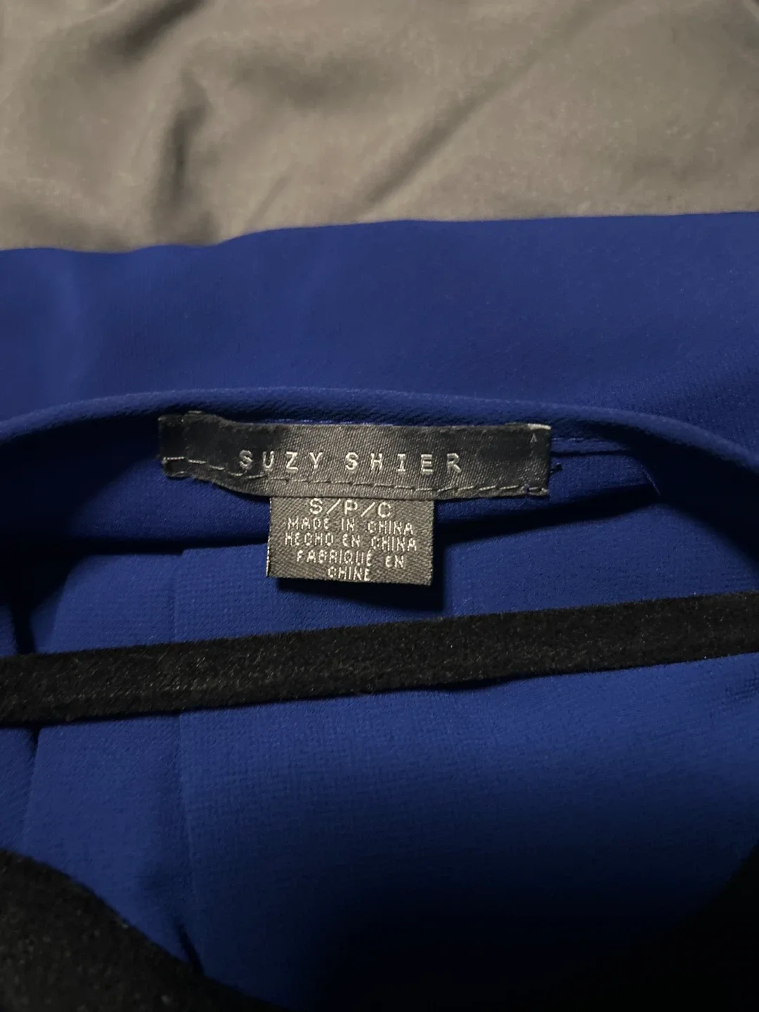 Suzy Shier Blue Sleeveless Top - Size S/P image indicator(2)