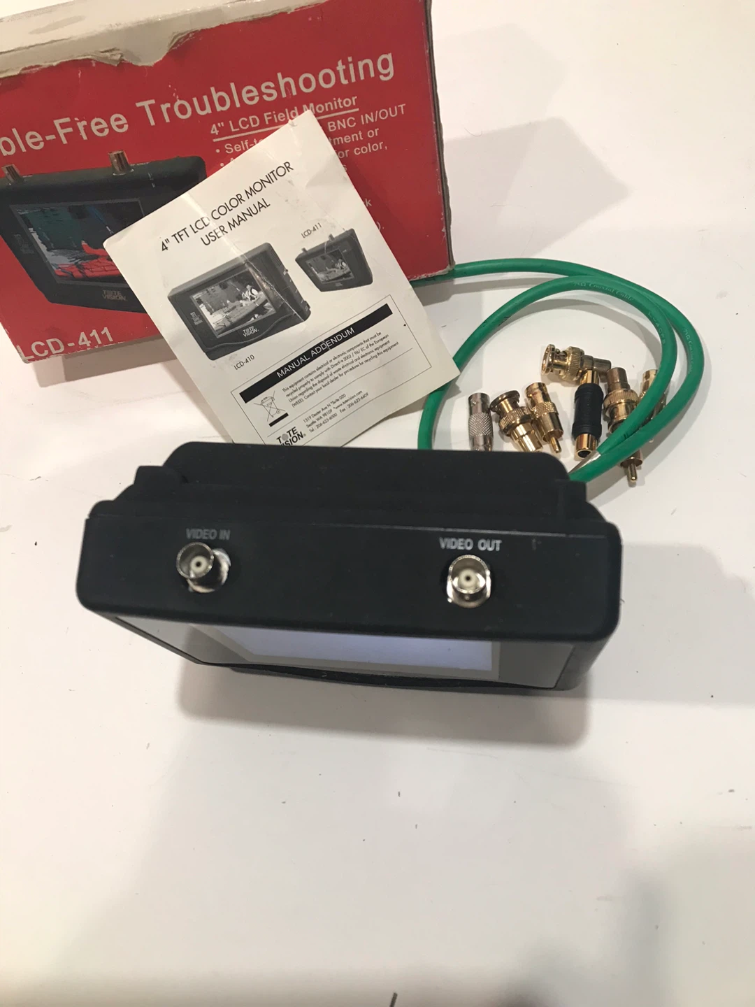 Tote Vision LCD-411 4" LCD Field Monitor - photo 4