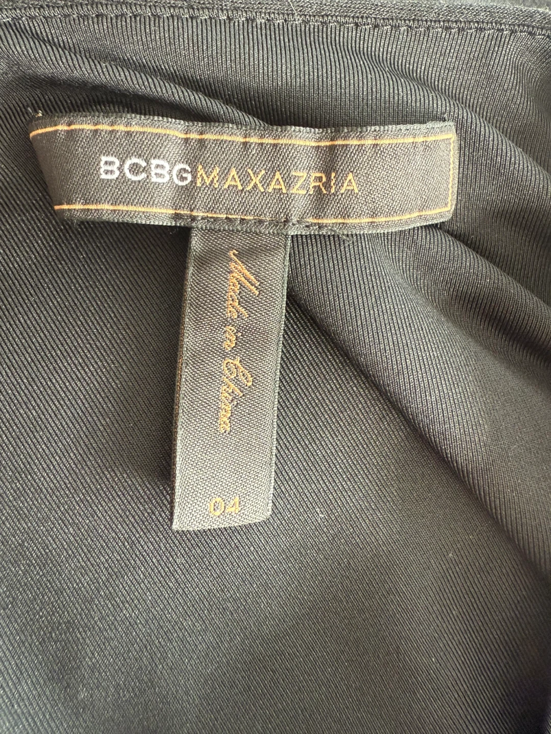 BCBGMAXAZRIA Black Dress - Size 4 - photo 2