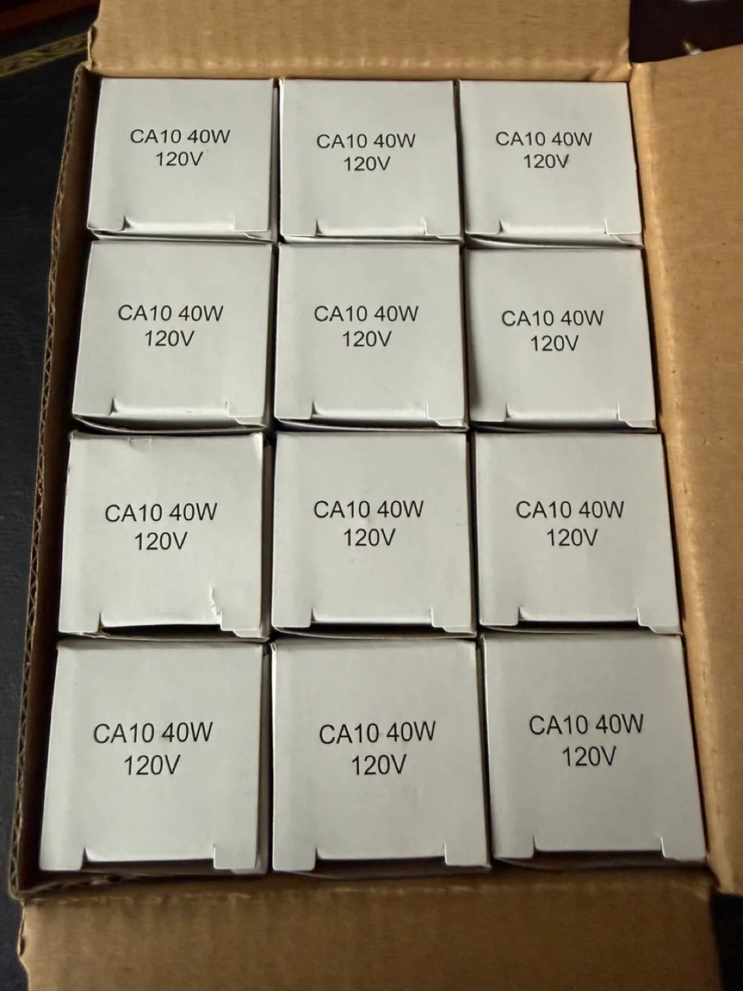 HARAQI CA10 40W Incandescent Light Bulbs - 12 Pack image indicator(2)