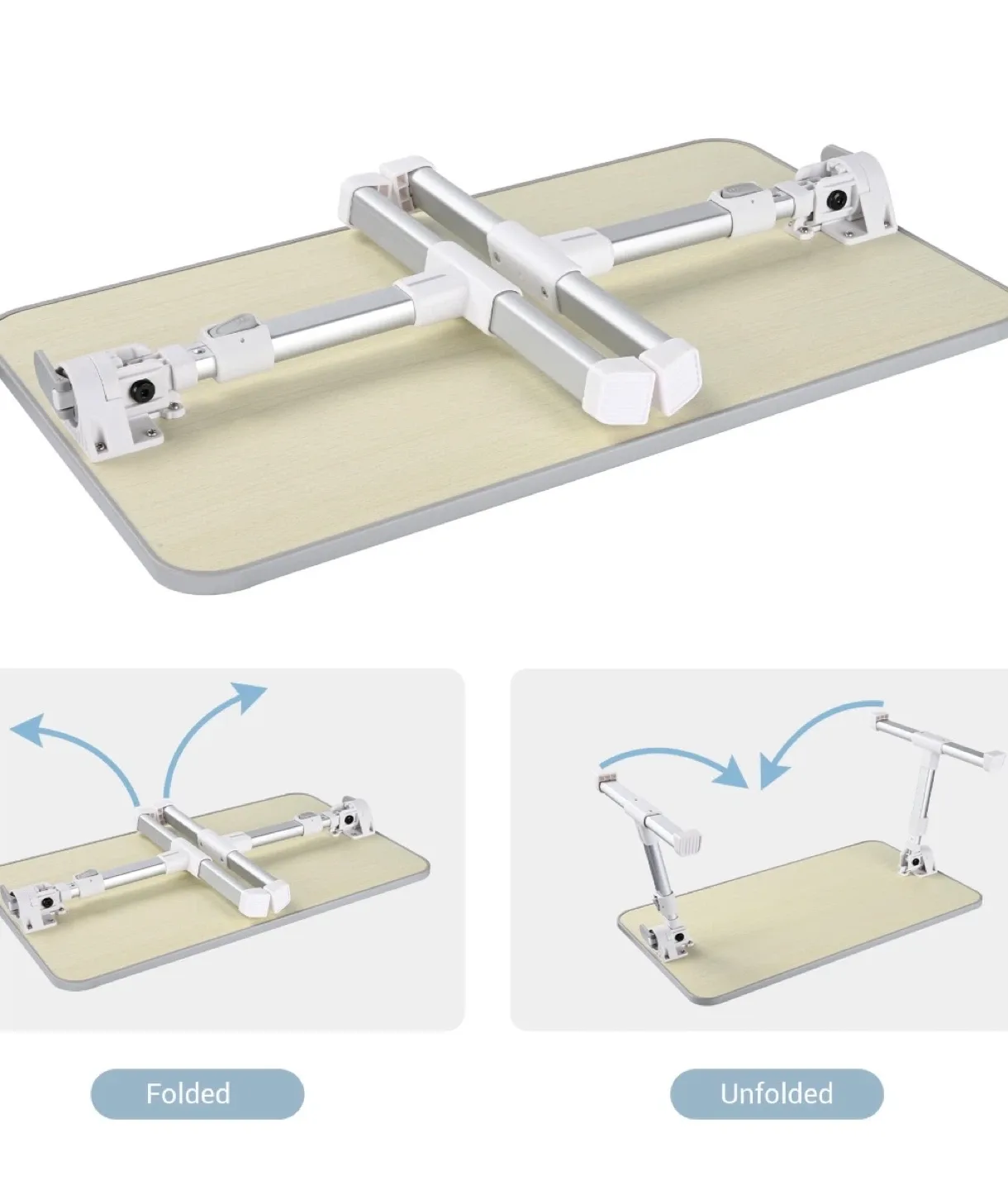 Adjustable Laptop Bed Desk Table image indicator(2)