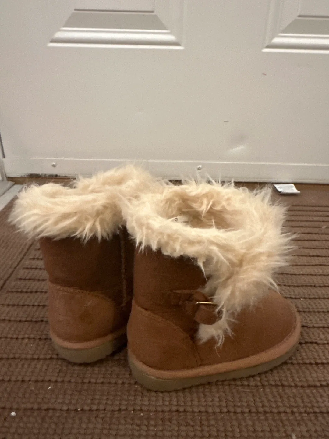 Brown Winter Boots with Fur Trim image indicator(2)